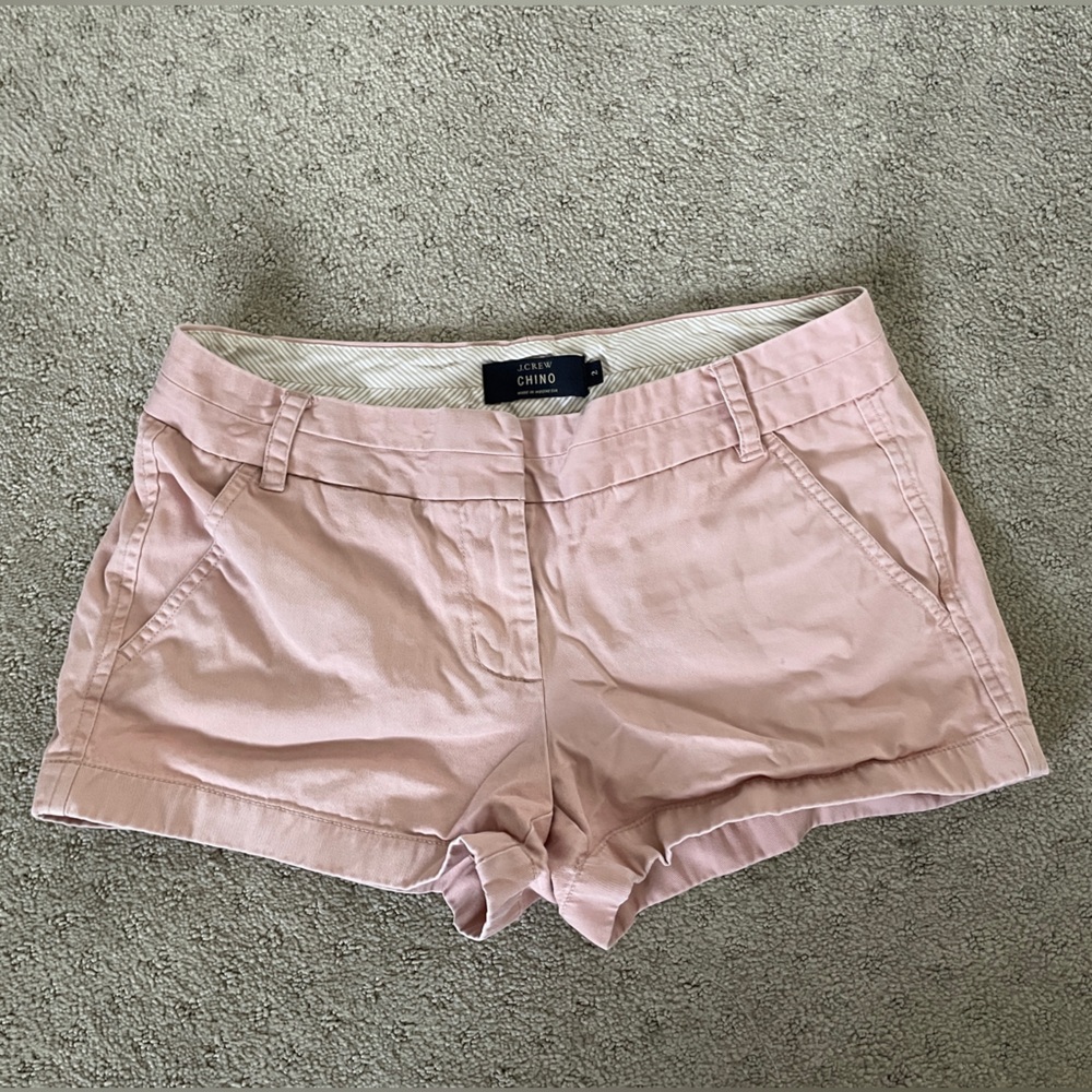 J. Crew Women's 3" Chino Shorts - Dusty Pink, Size 2